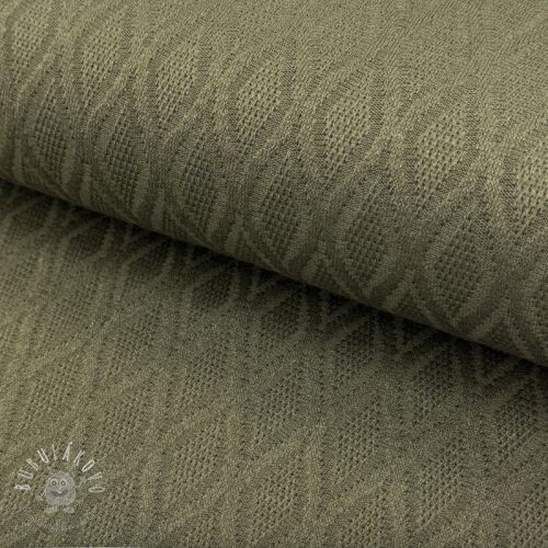 Pletenina jacquard Diamond army
