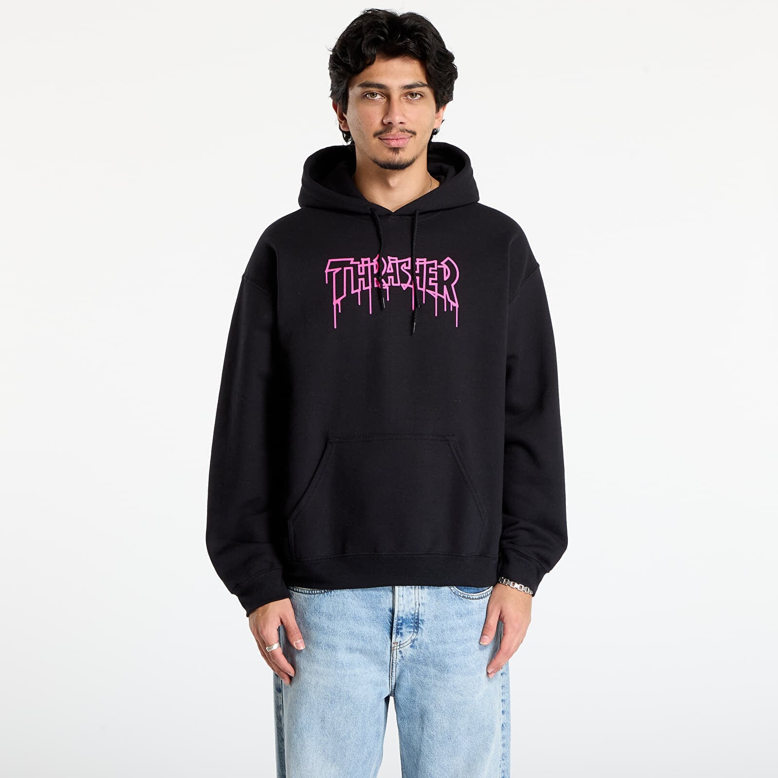 Mikina Thrasher One-liner Hoodie Black L