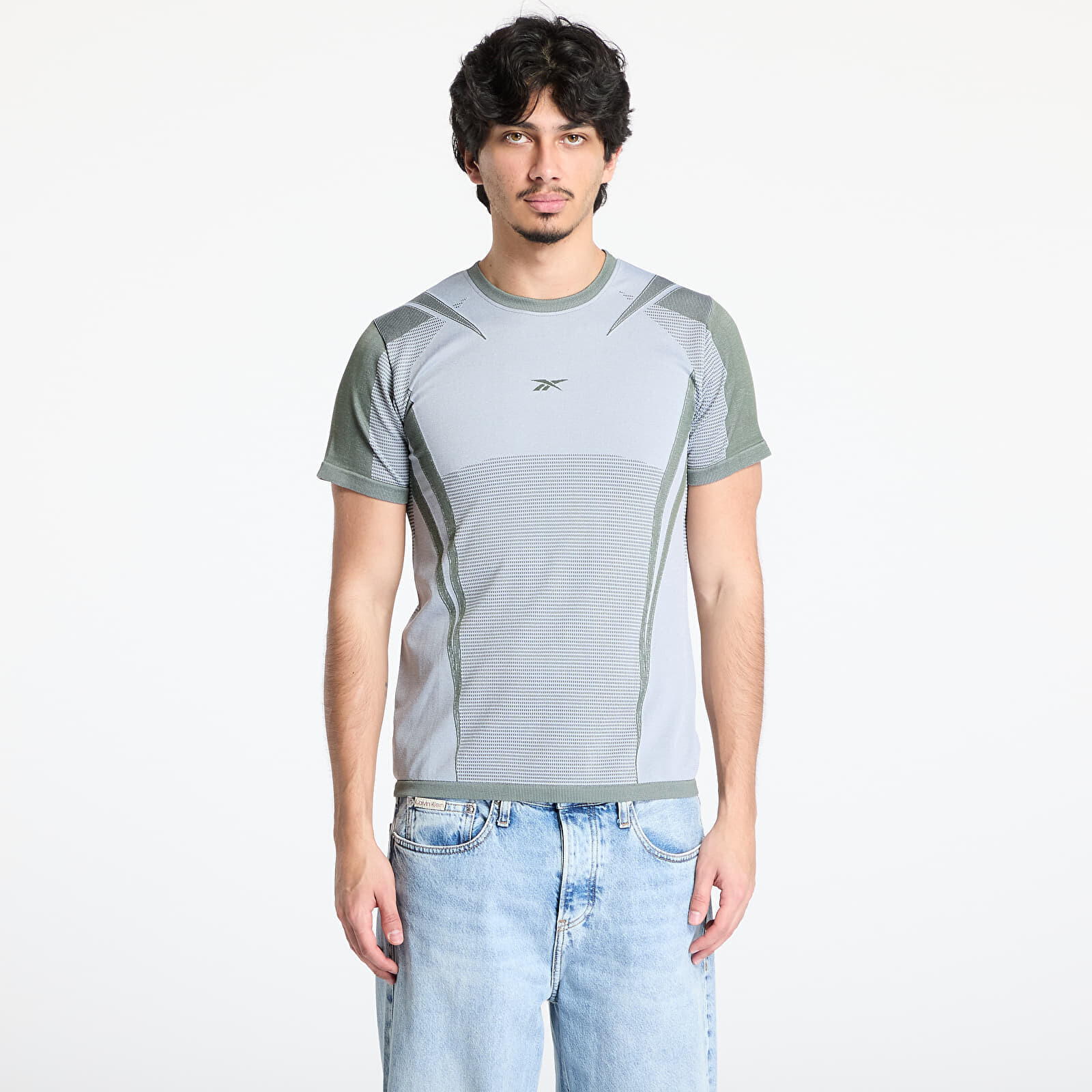 Tričko Reebok Lab Tech Tee Chalk/ Breakaway Green M