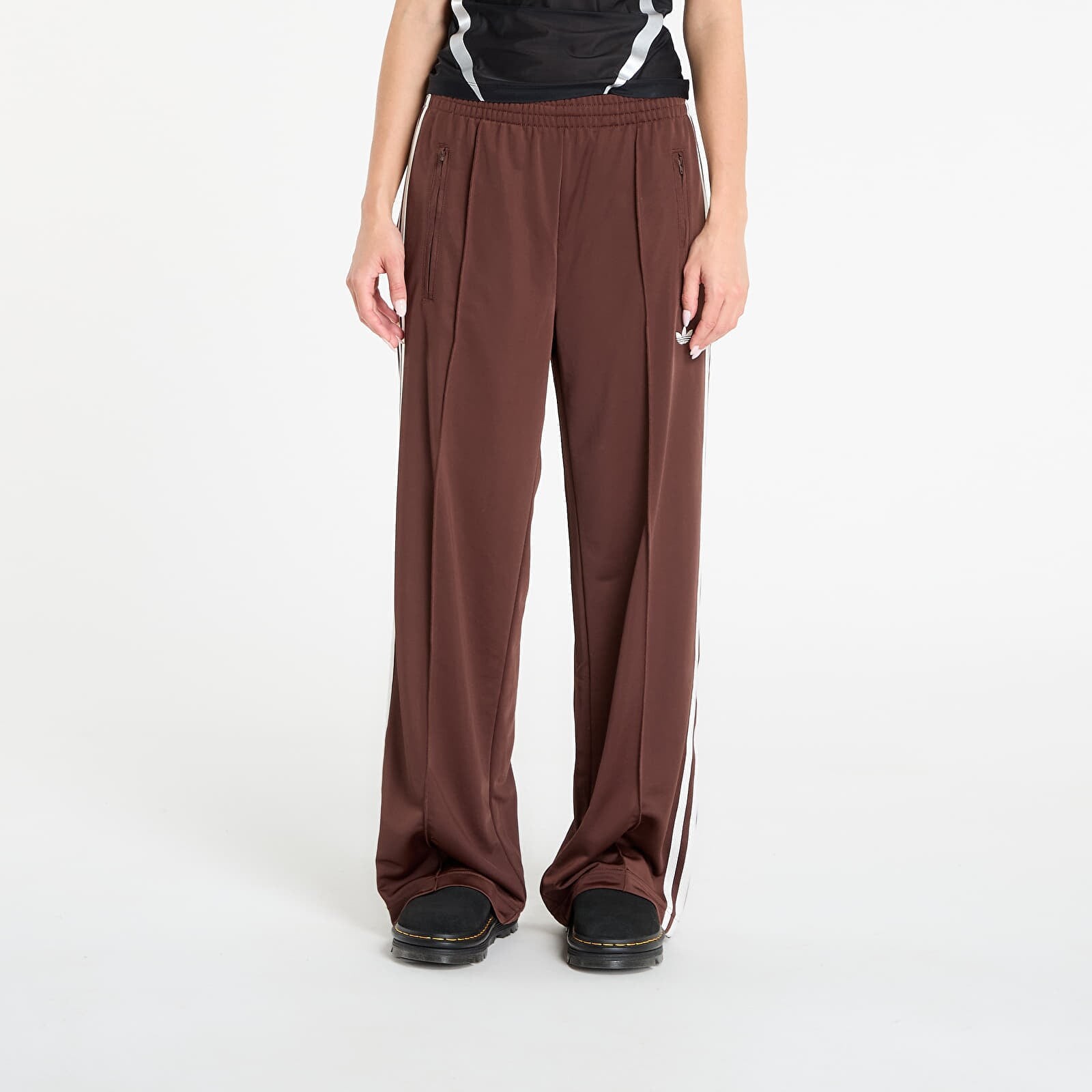 Kalhoty adidas Adicolor Classic Firebird Loose Track Tracksuit Bottoms Auburn/ Bright Yellow M