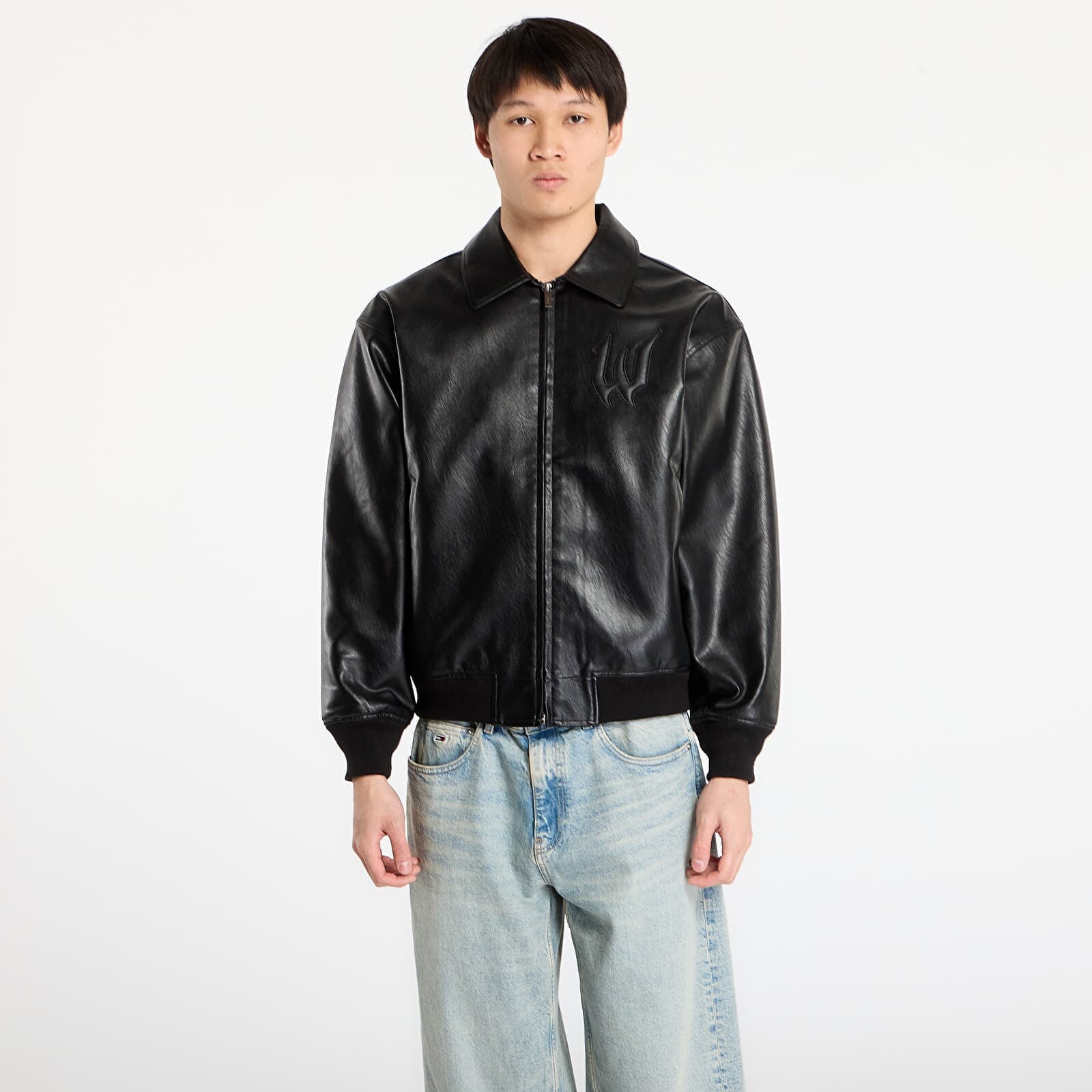 Bunda Wasted Paris M Bury Varsity Jacket Black XL