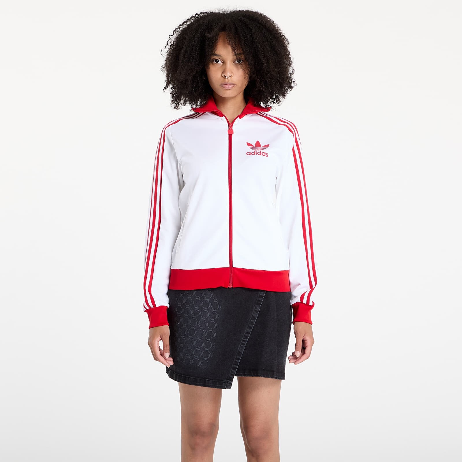 Mikina adidas Beckenbauer Track Top White/ Better Scarlet S