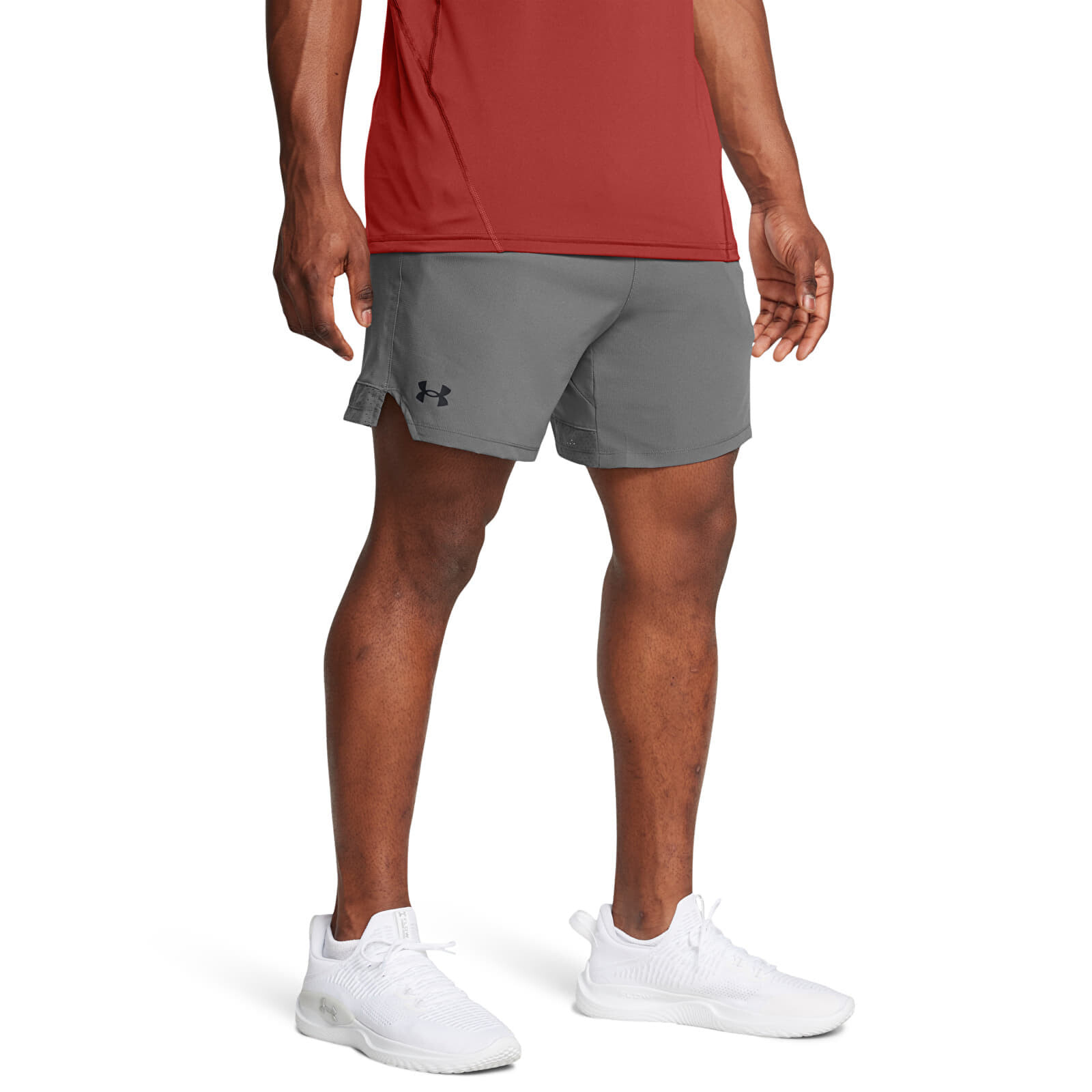 Šortky Under Armour Vanish Woven 6In Shorts Gray XL
