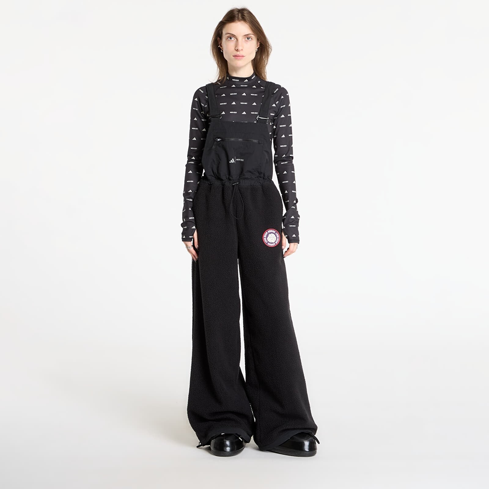 Kalhoty adidas x Moonboot Bib Pant Black M