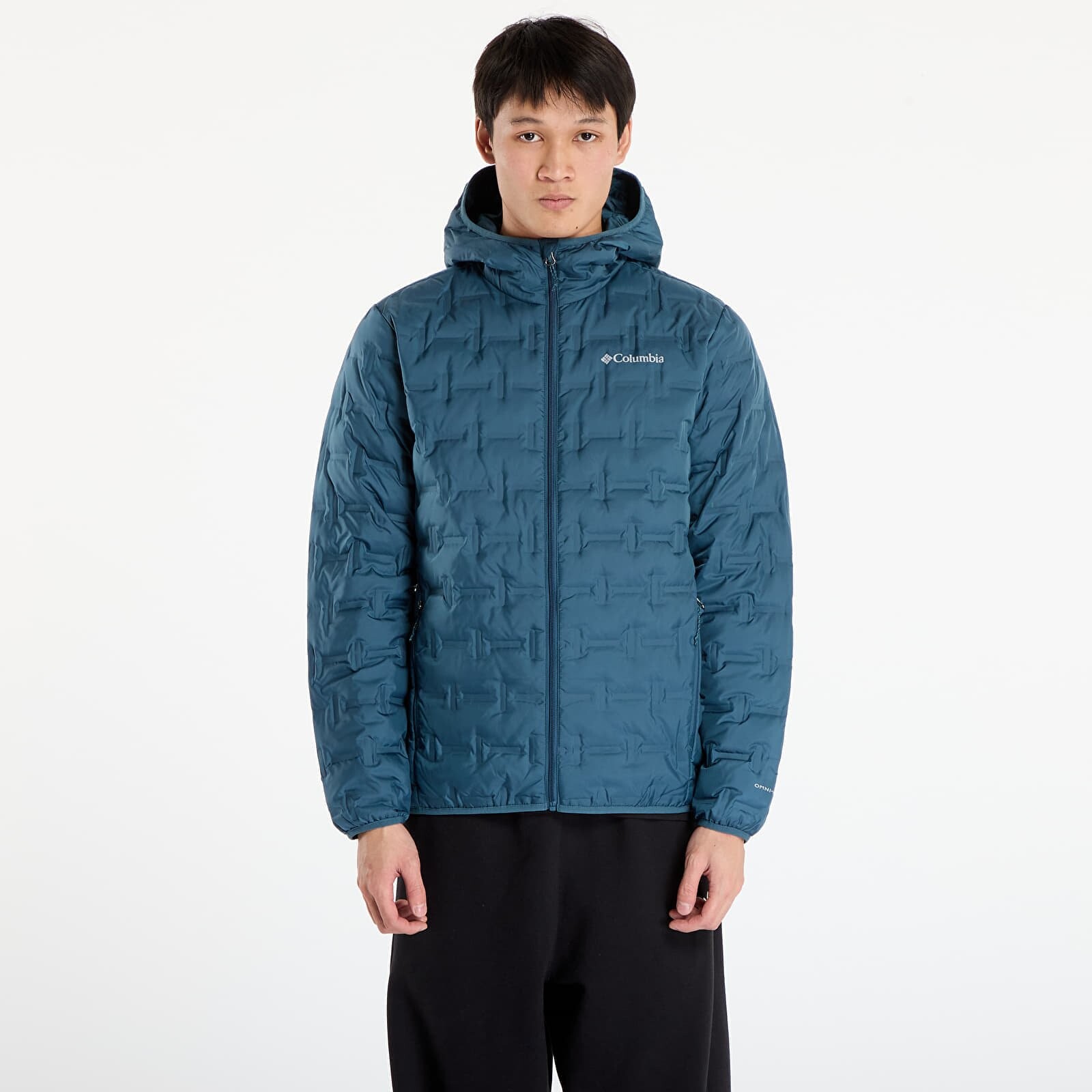 Bunda Columbia Delta Ridge™ II Down Hooded Jacket Everblue L