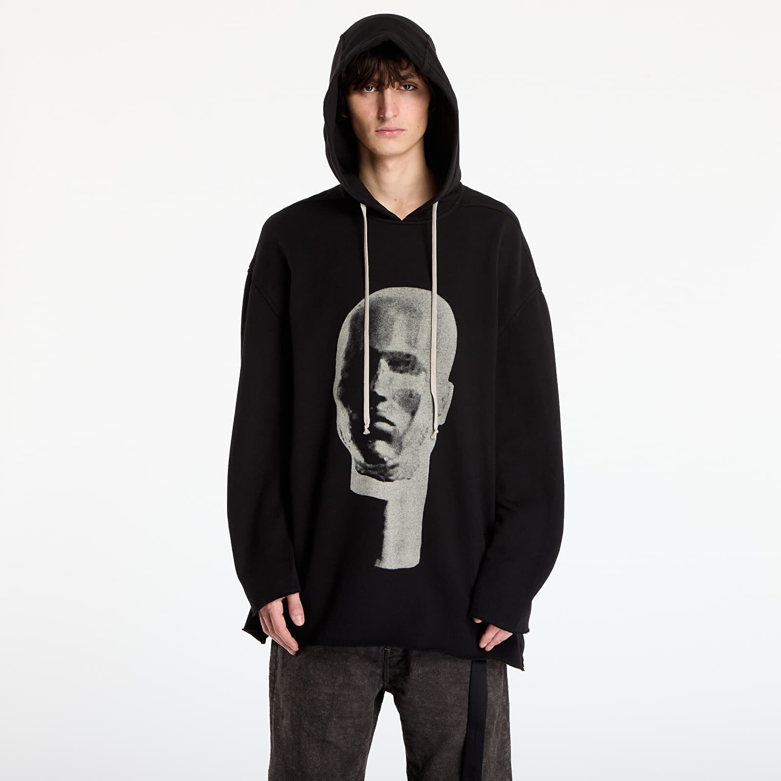 Mikina Rick Owens DRKSHDW Peter Hoodie Black/ Pearl XS