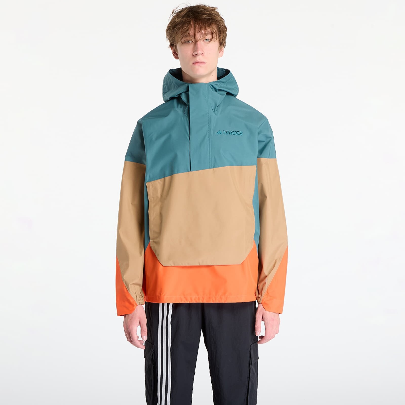 Bunda adidas Terrex Xploric 2.5L Climaproof Anorak Preloved Teal L