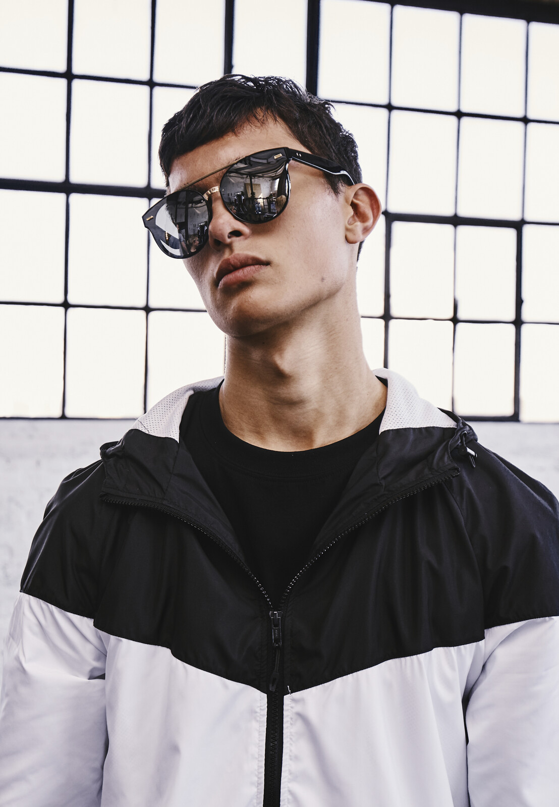 Pánska športová bunda 2-Tone Tech Windrunner