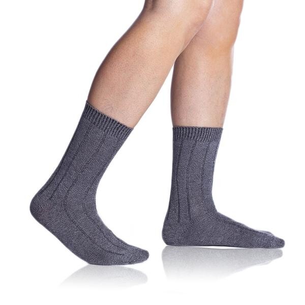 Bellinda 
BAMBUS CASUAL SOCKS - Zimné bambusové ponožky - sivý melír
