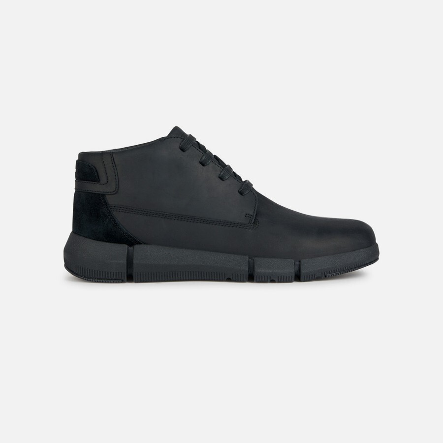 Black men's ankle boots Geox Adacter H - Men's