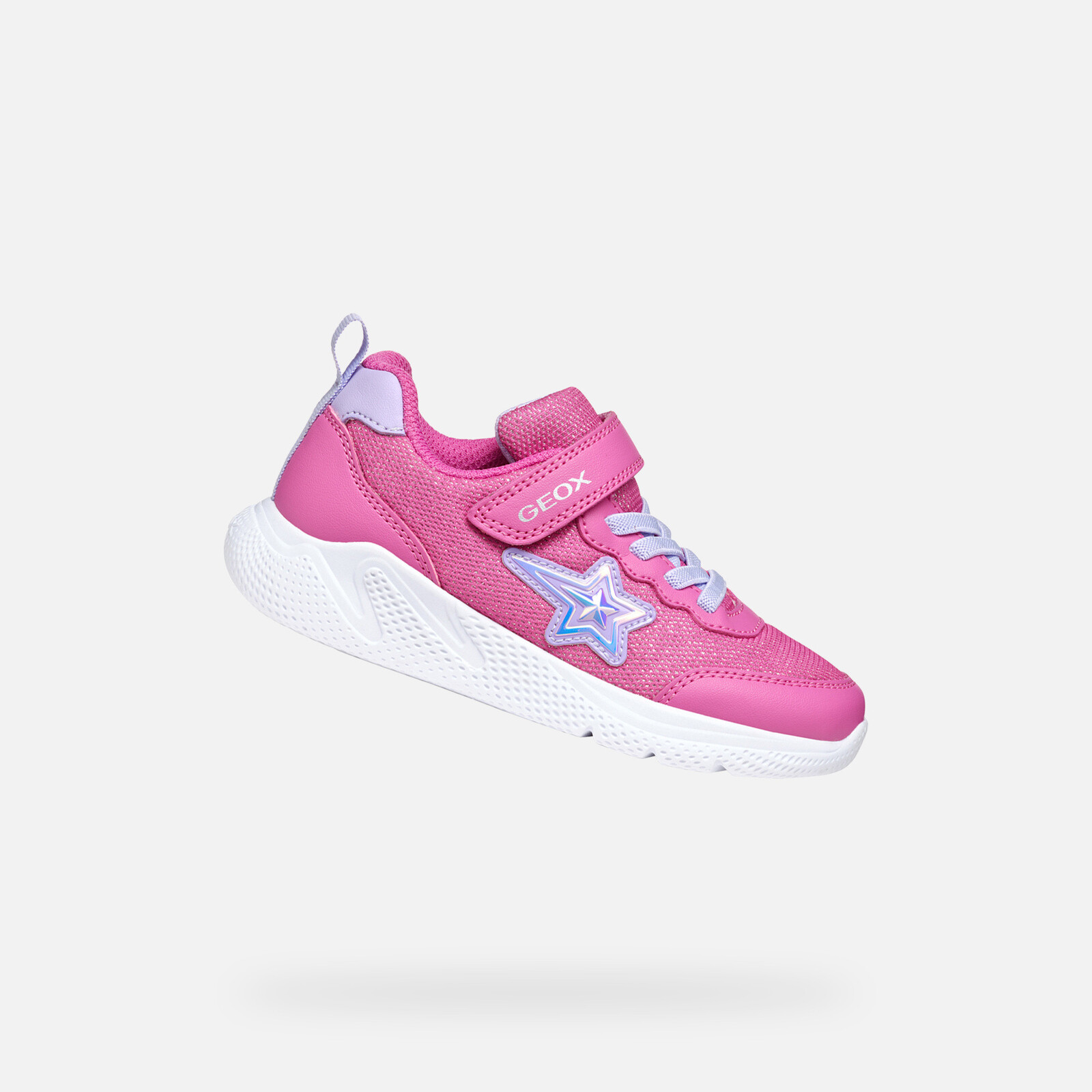 Pink Girls Sneakers Geox Sprintye - Girls
