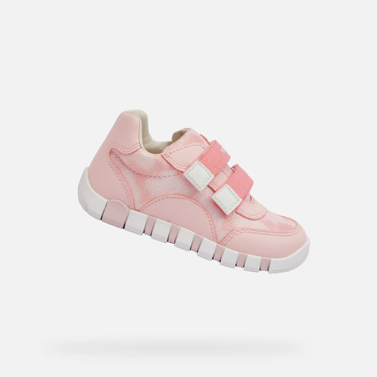 Ružové dievčenské topánky na prvé kroky Geox Iupidoo