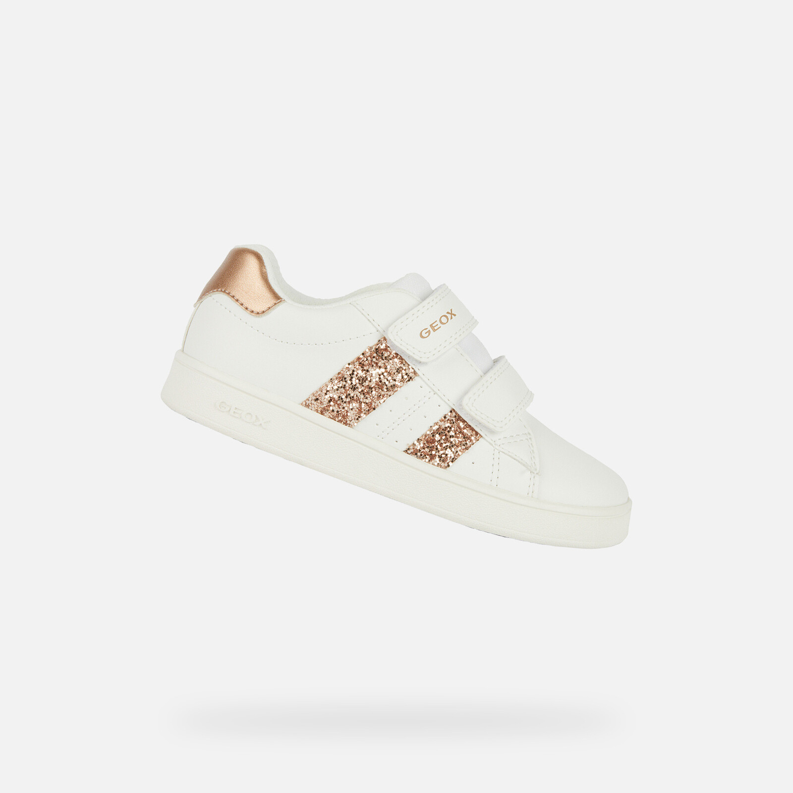 White Girls Geox Eclyper Sneakers - Girls