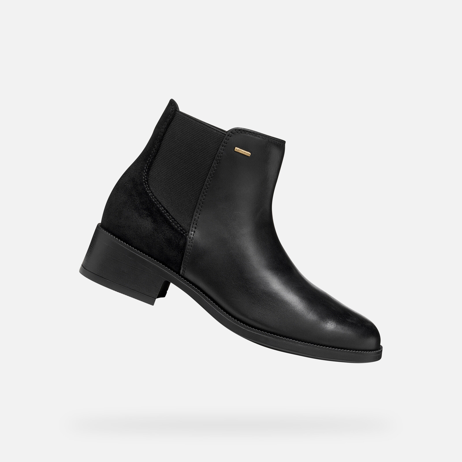 Black Women's Ankle Boots Geox Camexia NP ABX - Ladies