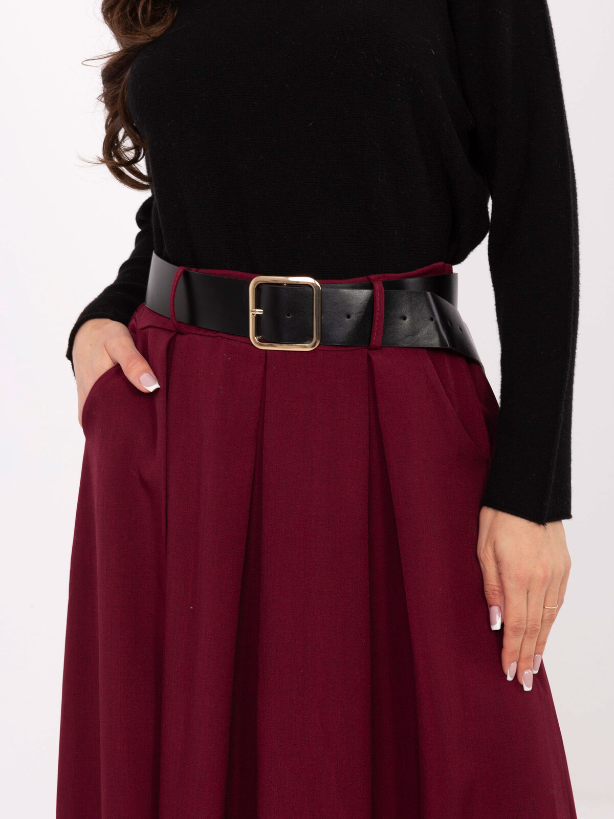 Skirt-IT-SD-19720.17P-burgundy