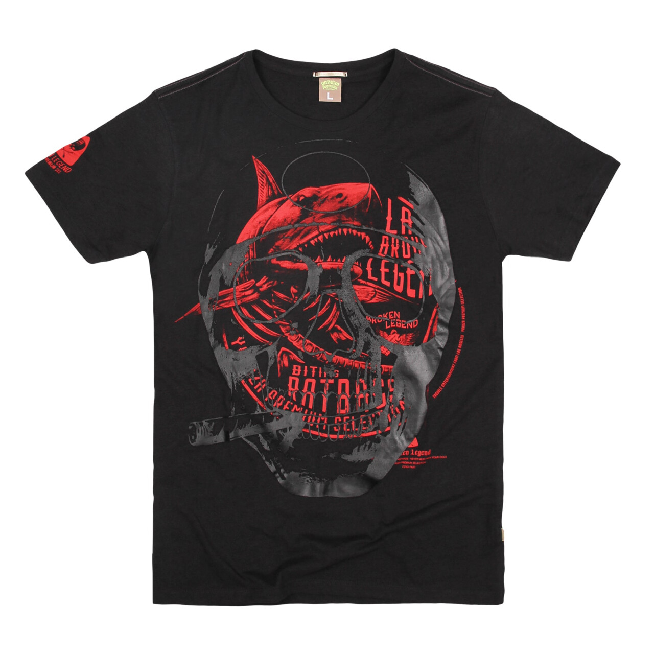 Tričko Yakuza Premium La Shark - čierne, S