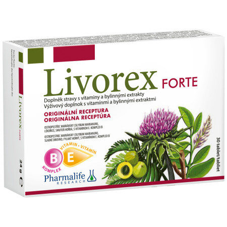 PHARMALIFE Livorex forte 30 tabliet