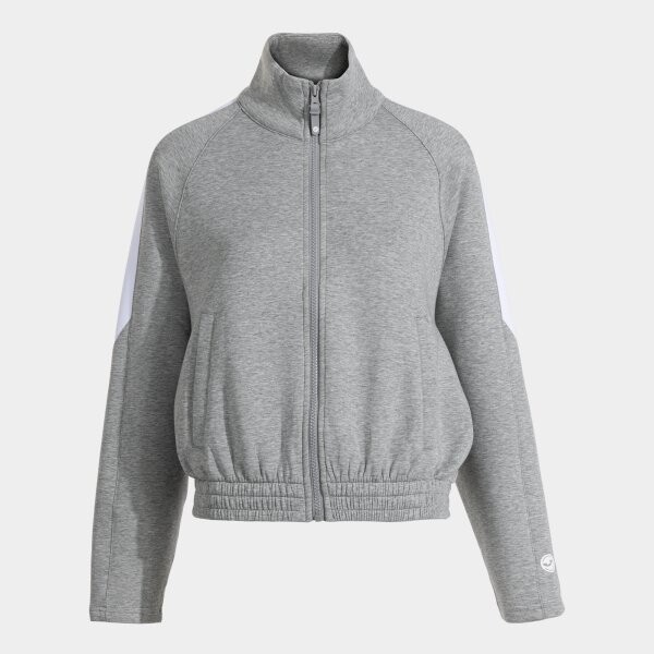 CORE FULL ZIP SWEATSHIRT MELANGE GRAY 14 (XS)