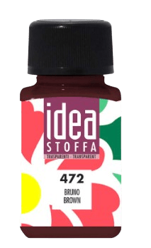 MAIMERI IDEA STOFFA - Farby na textil 472 - brown, 60 ml