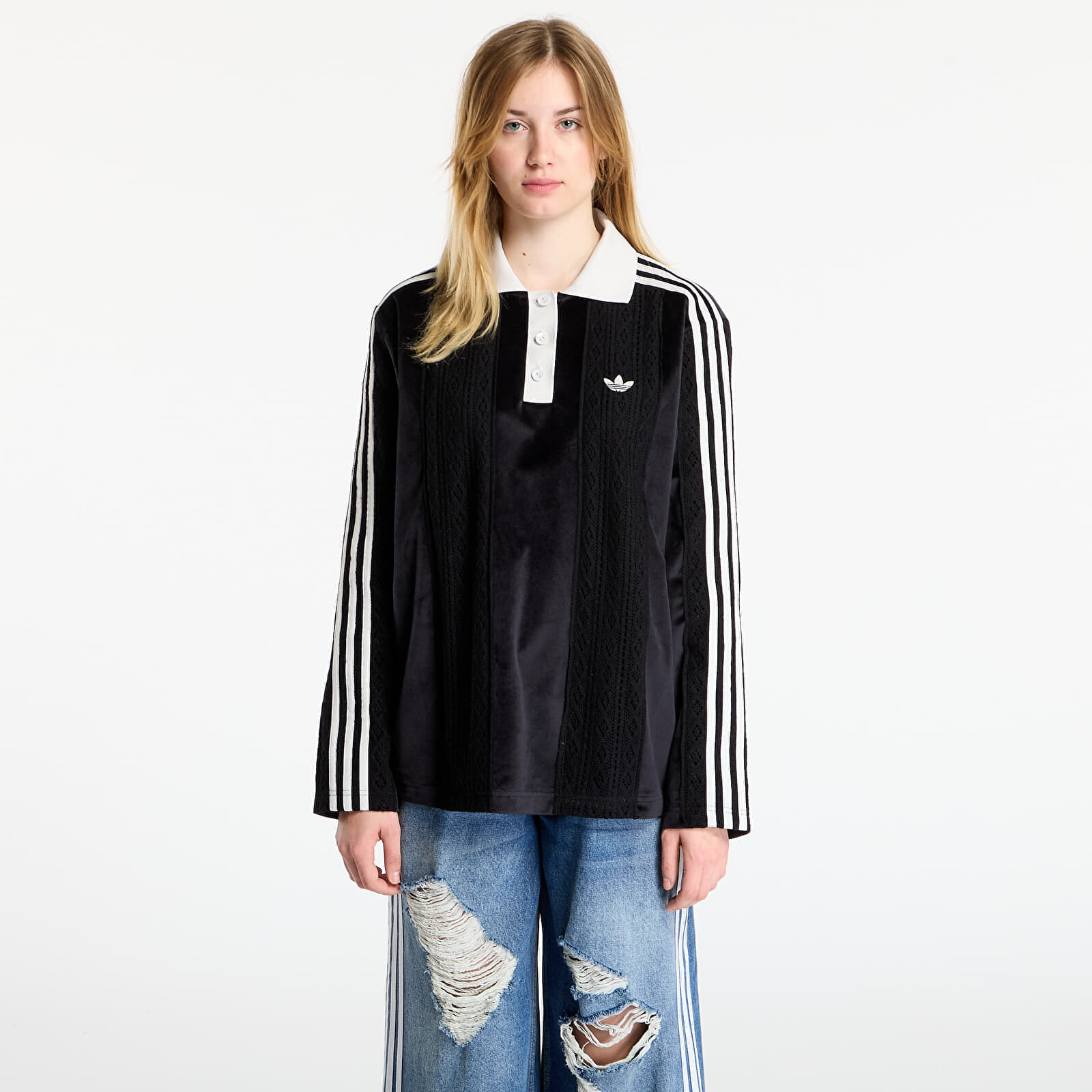 Dres adidas Ls Jersey Black L