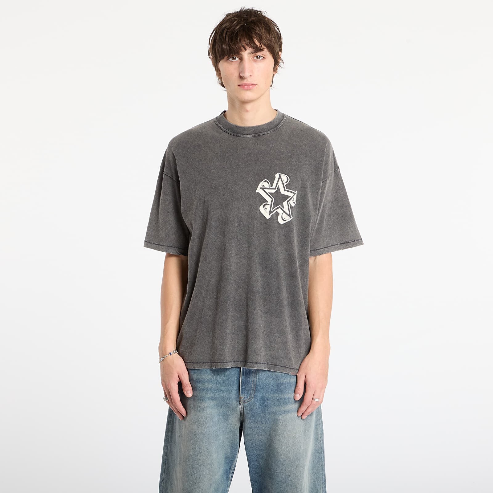 Tričko REPRESENT Initial Star T-Shirt Vintage Grey M