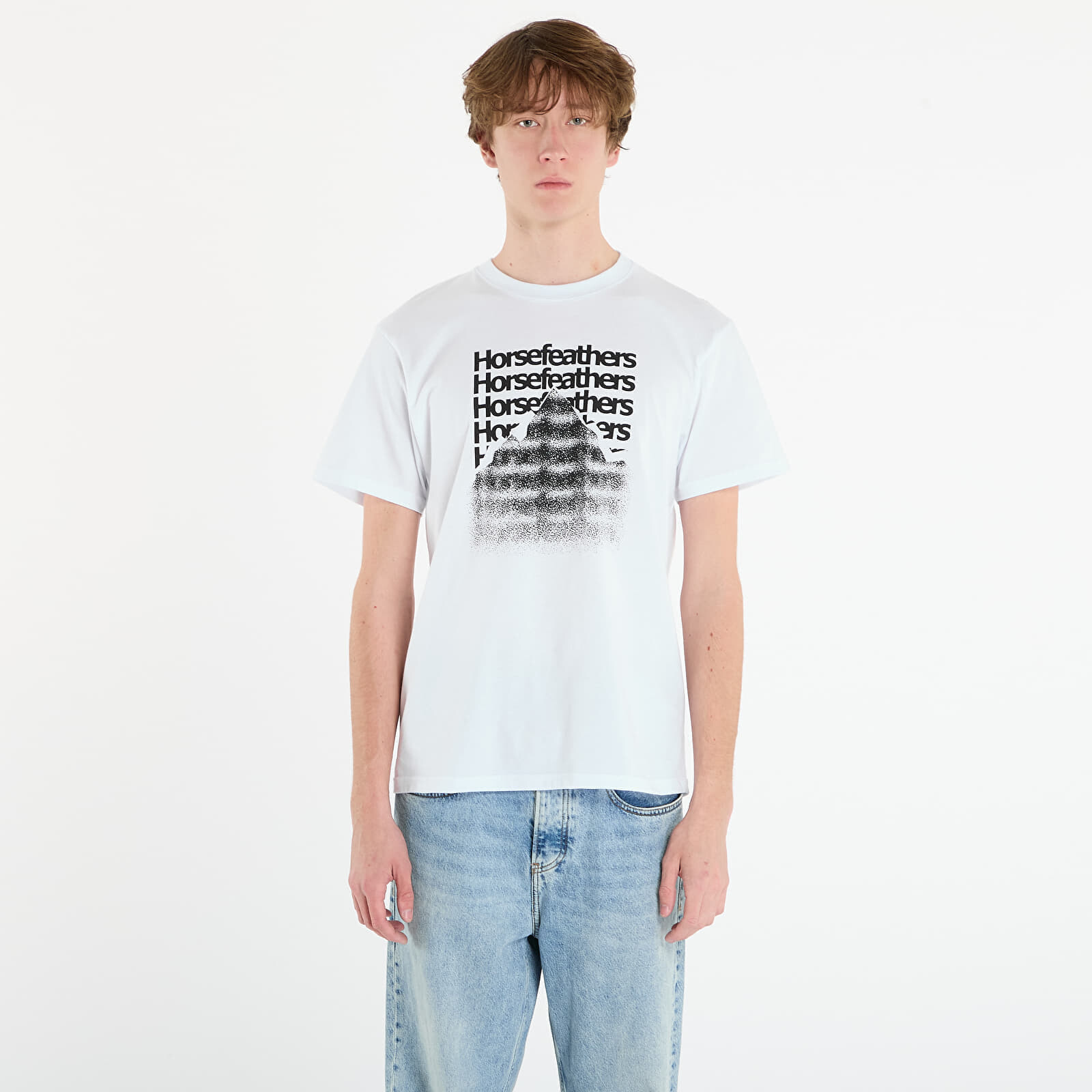 Tričko Horsefeathers Focus T-Shirt White M