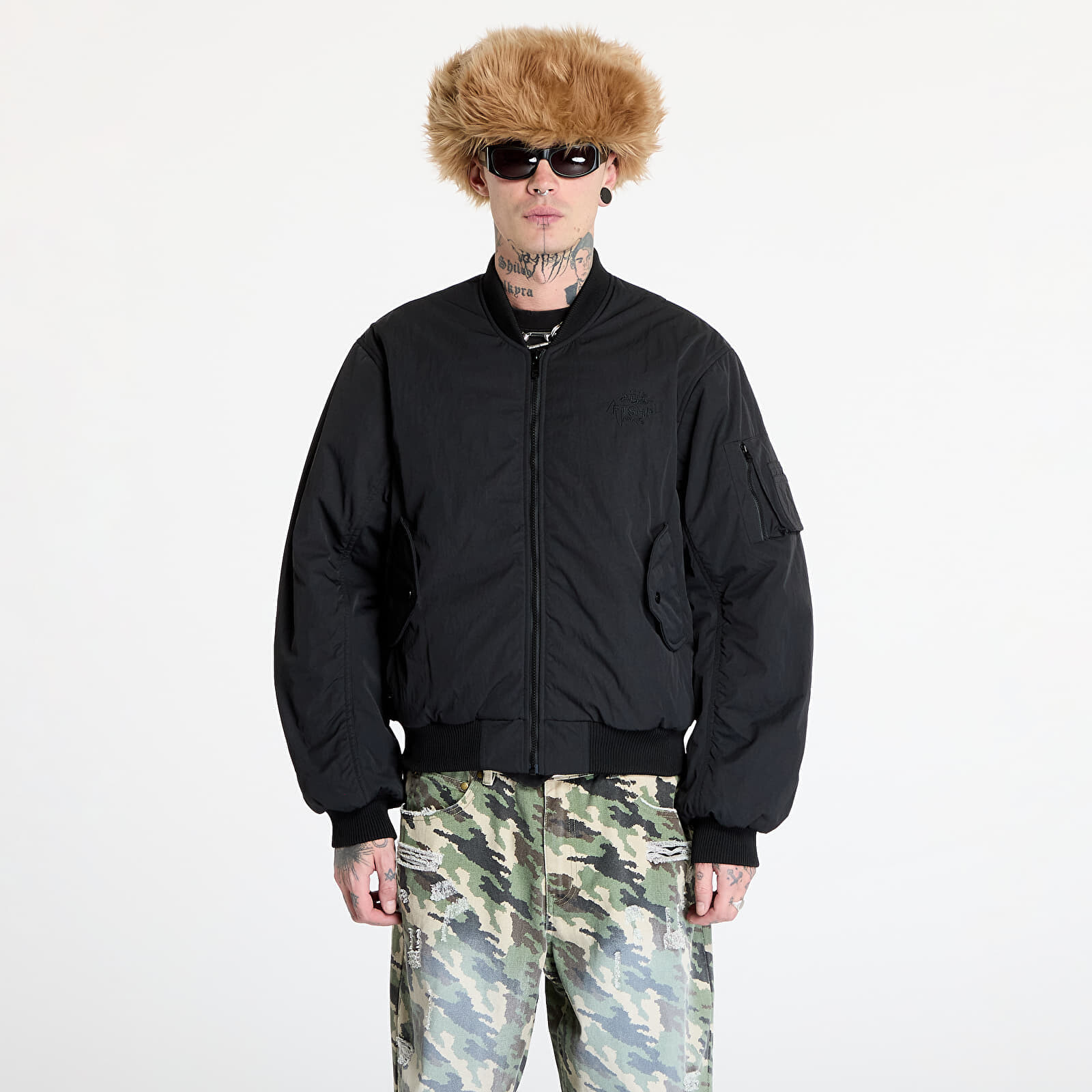 Bomber FTSHP x PROSTO Bomber Jacket UNISEX Black XXL