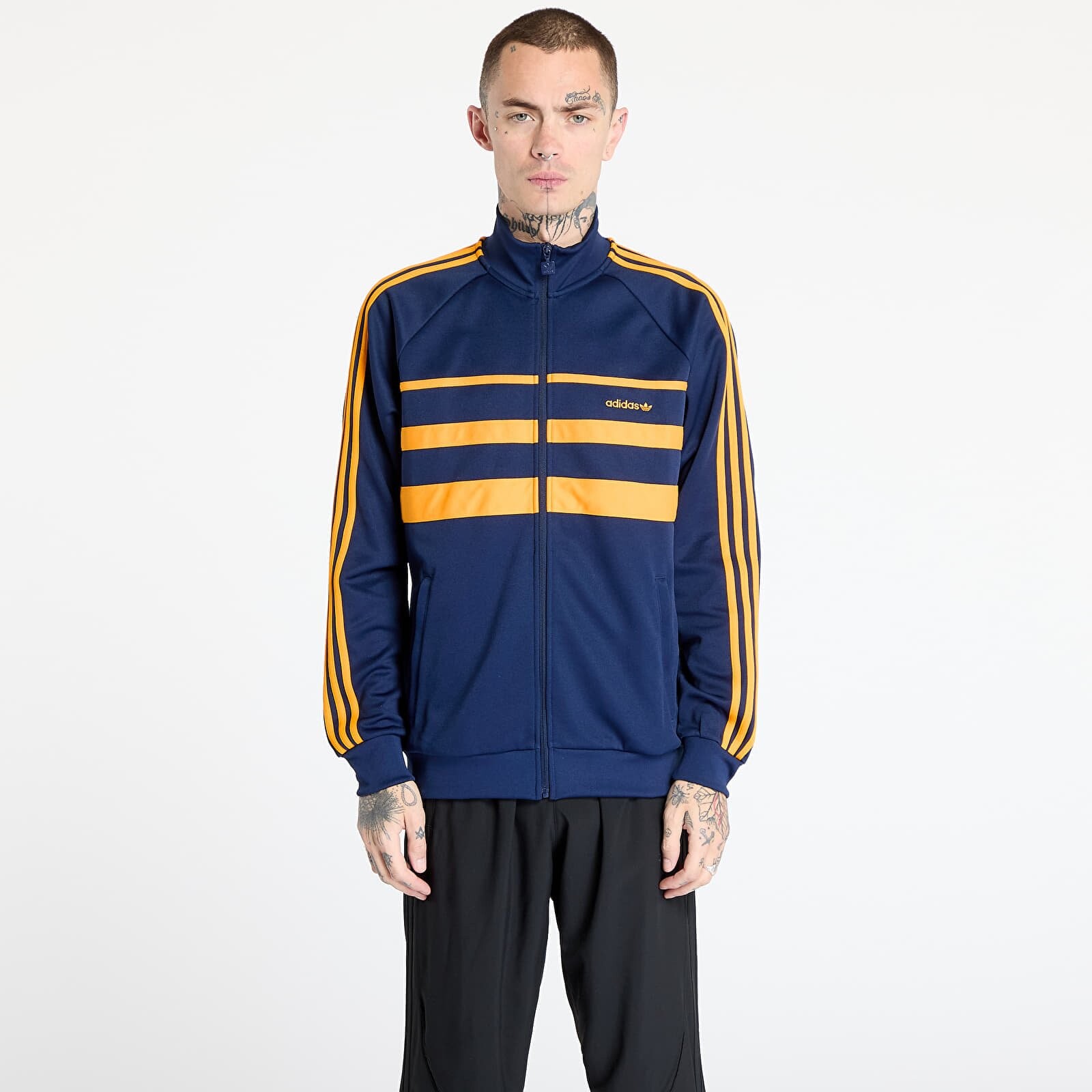 Mikina adidas The First Track Top Night Indigo/ Crew Orange M