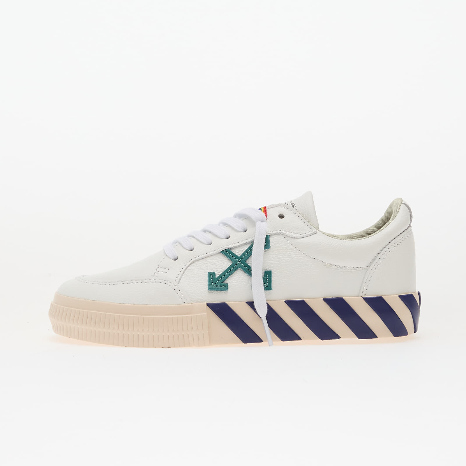 Tenisky Off-White Low Vulcanized Leather White/ Teal EUR 36