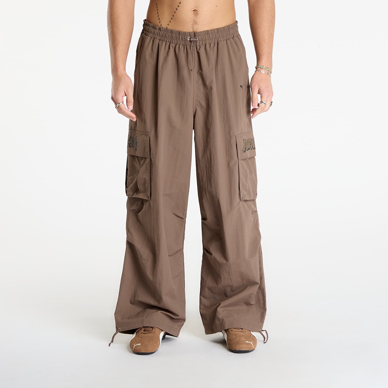 Kalhoty Puma x RIPNDIP Extreme Cargo Pants WV Flat Bronze M