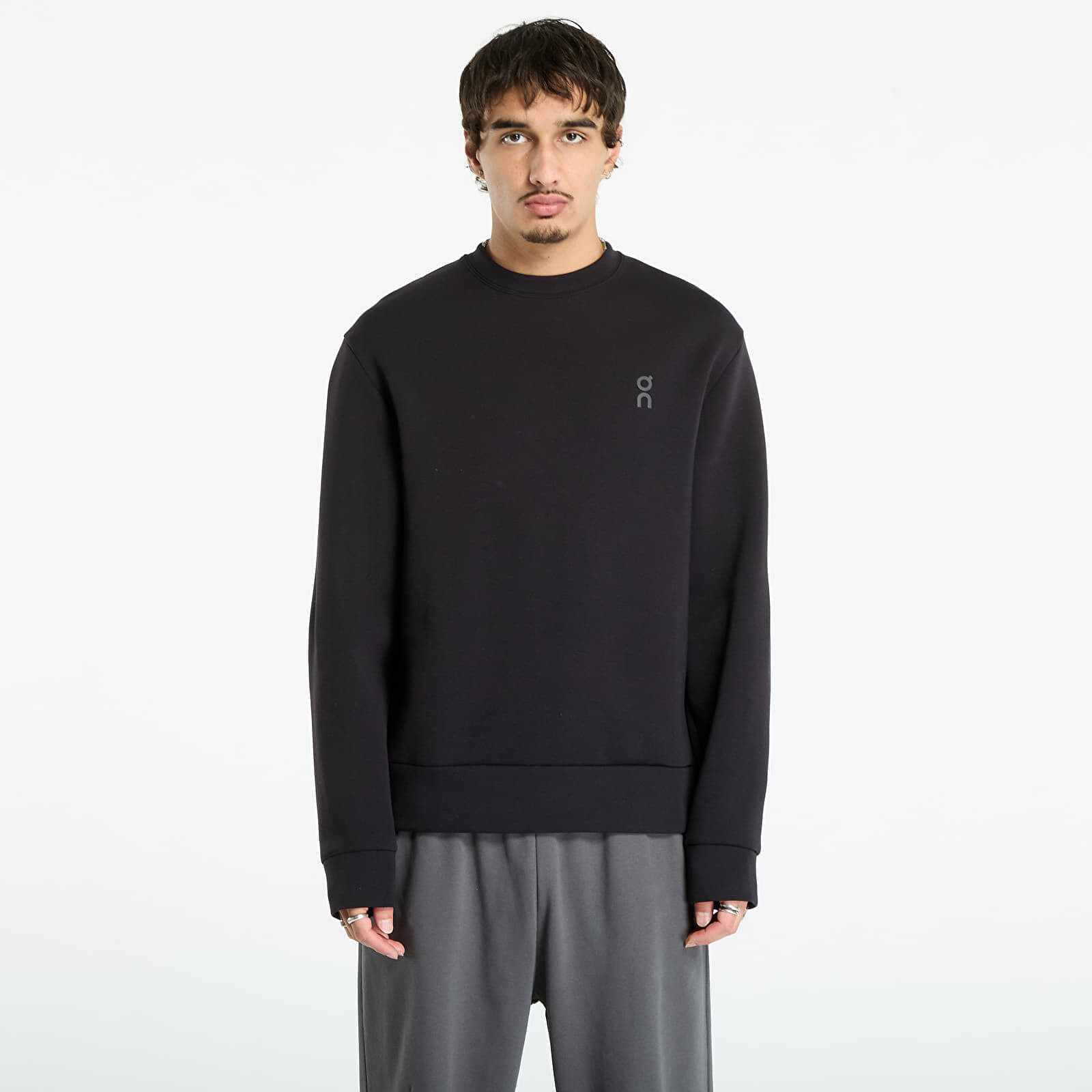 Mikina On Focus Tech Crew Black L