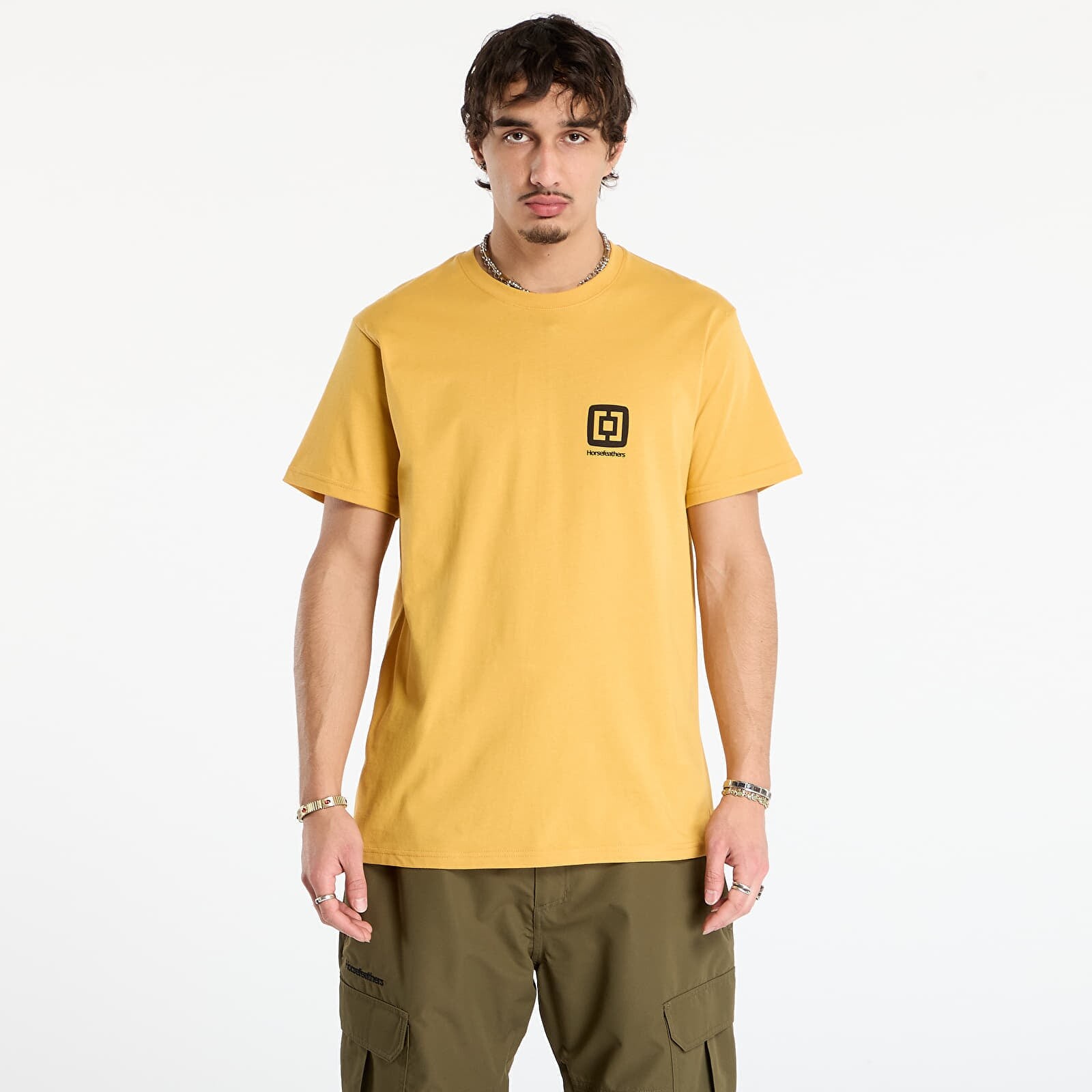Tričko Horsefeathers Mini Logo T-Shirt Honey XXL
