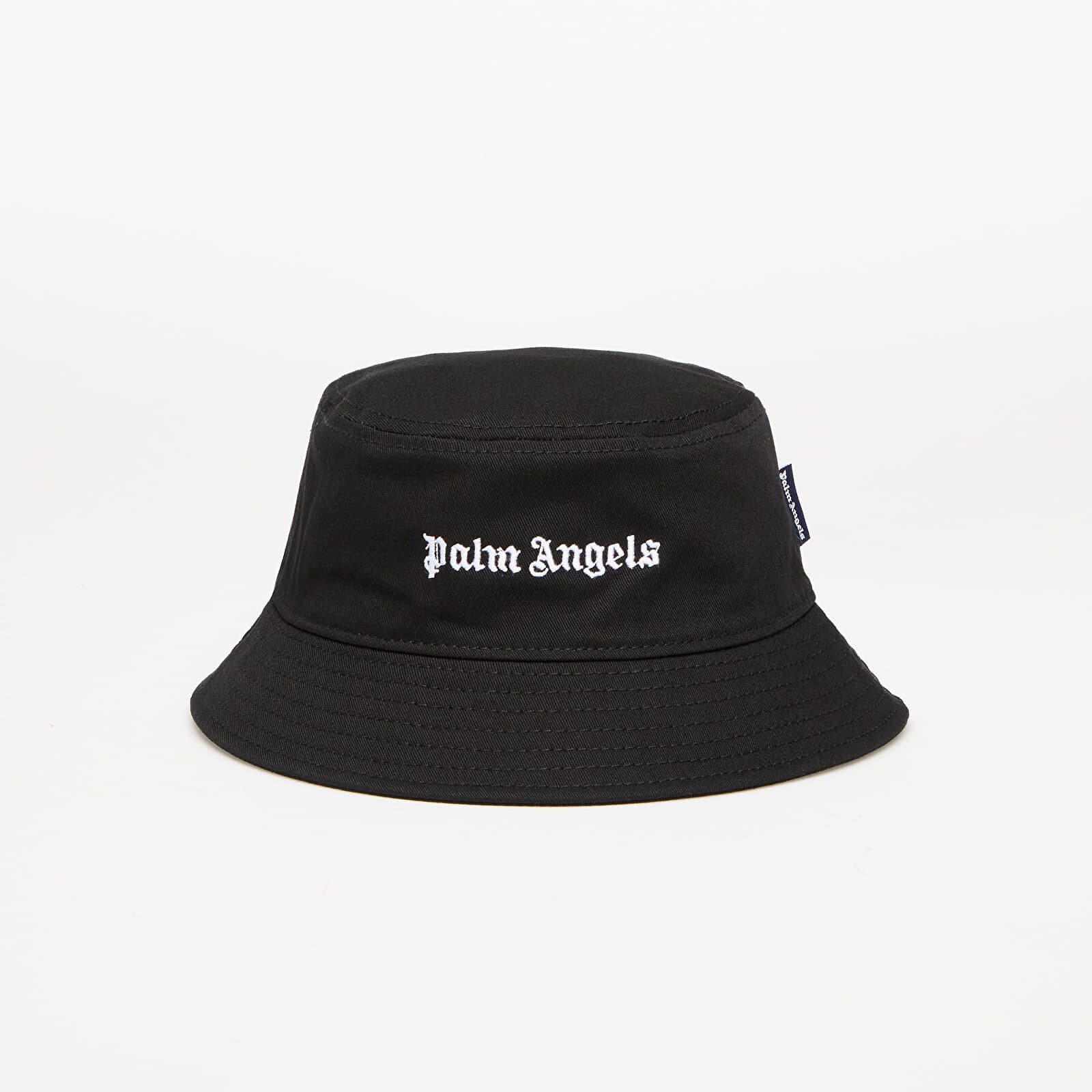 Klobúk Palm Angels Kids Logo Bucket Hat Black/ Off White II