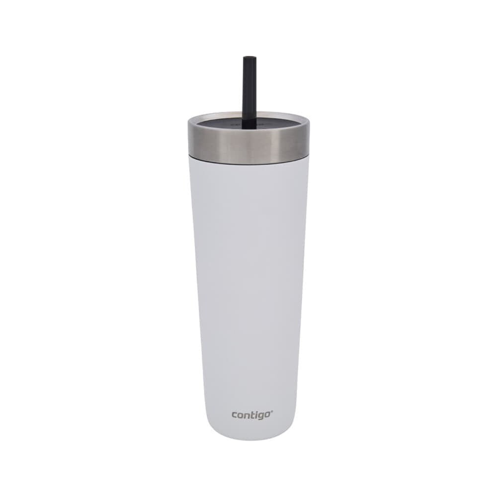 Contigo Water Bottle Luxe Spillproof Tumb 720 ml White Universal