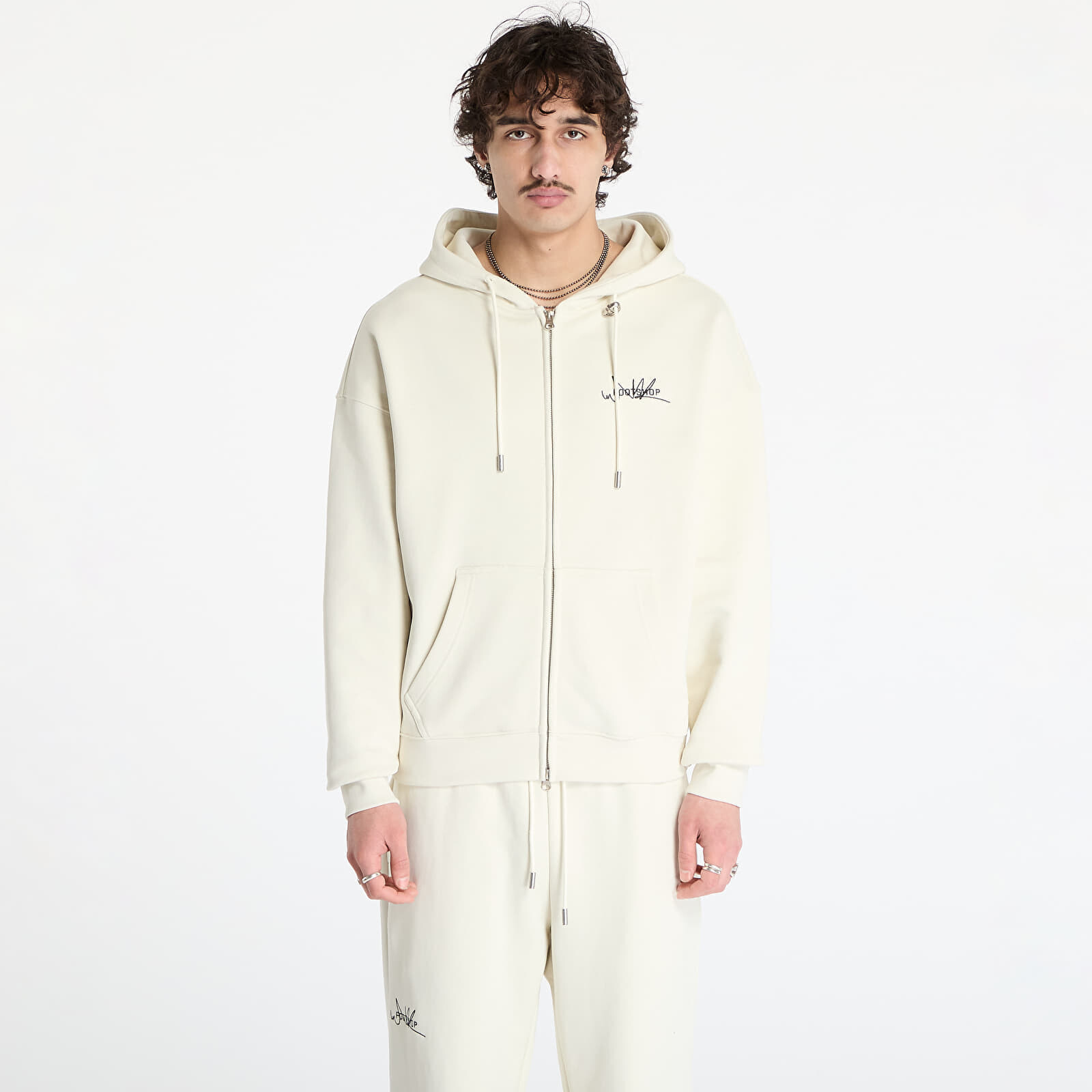 Mikina FTSHP Everyday Zip Hoodie UNISEX Oyster White L