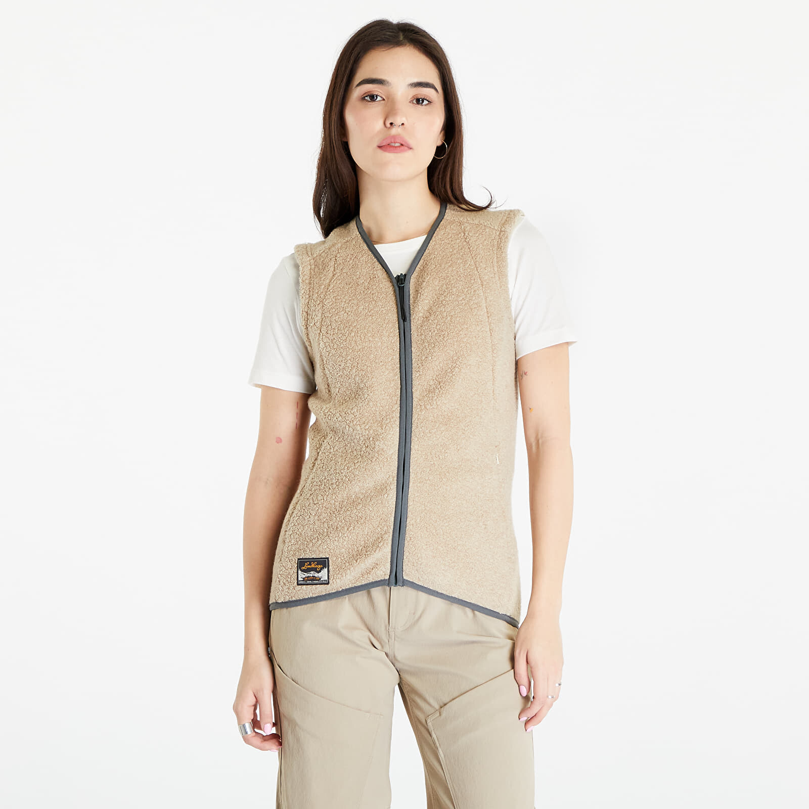 Vesta Lundhags Flok Pile Wool Vest Sand S