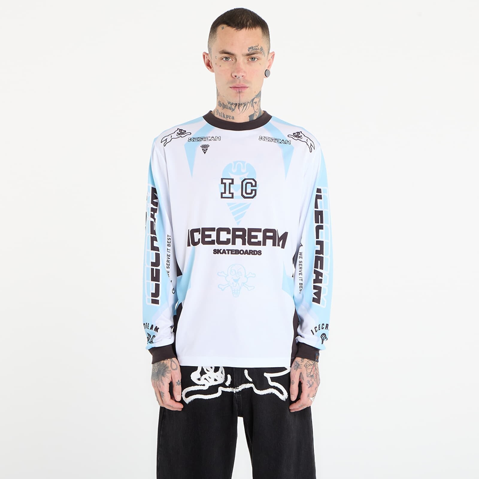 Tričko Billionaire Boys Club Icecream Motorcycle L/S T-Shirt Multi L