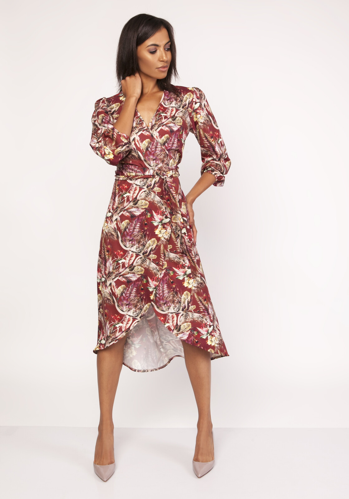 Lanti Dámske šaty Suk161 vzorované