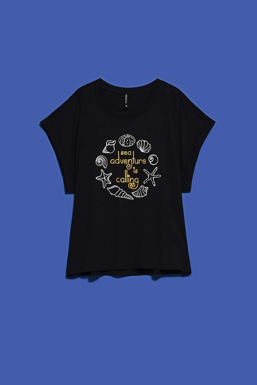 WOMEN'S T-SHIRT L-TS-4088 BLACK