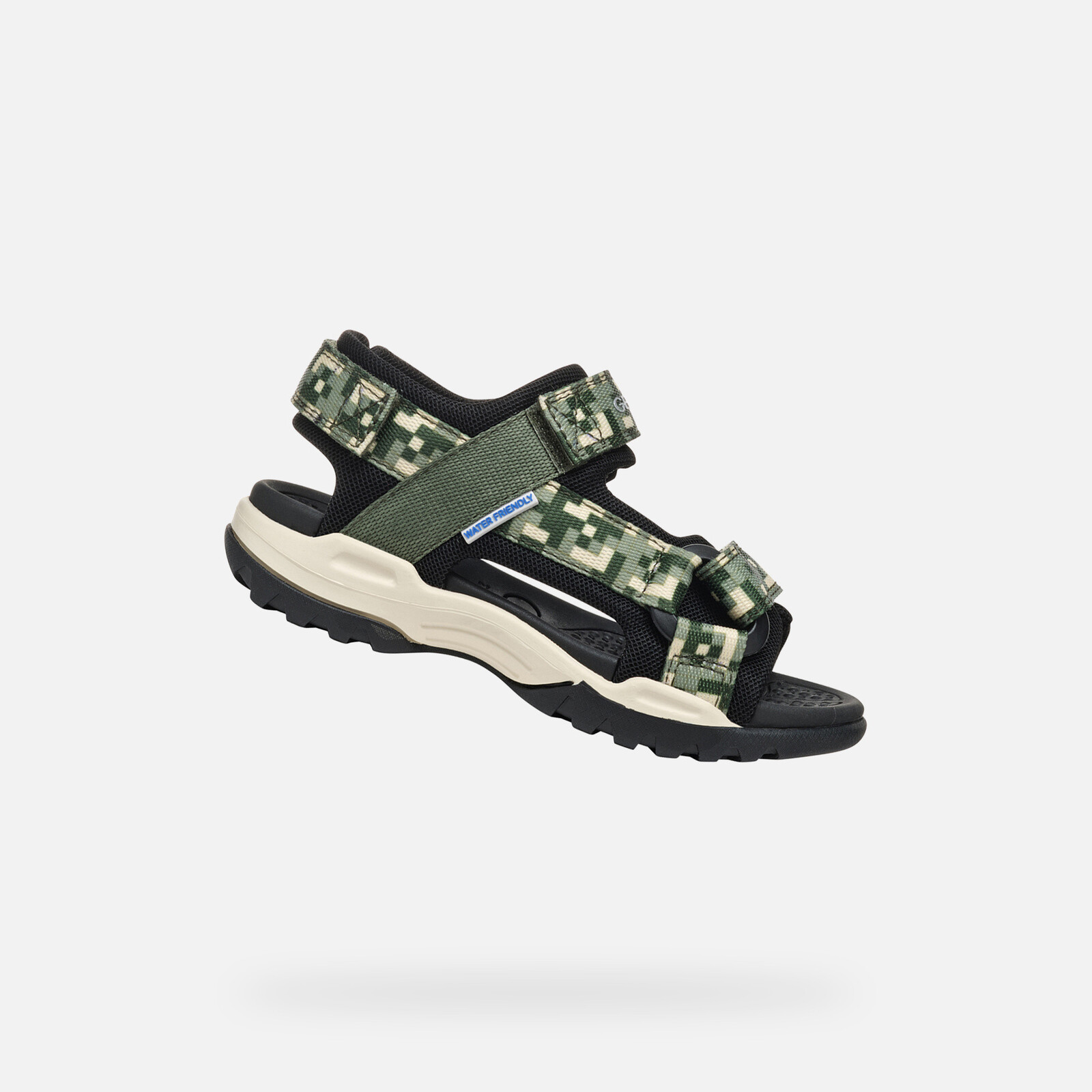 Dark green boys' sandals Geox Borealis - Boys