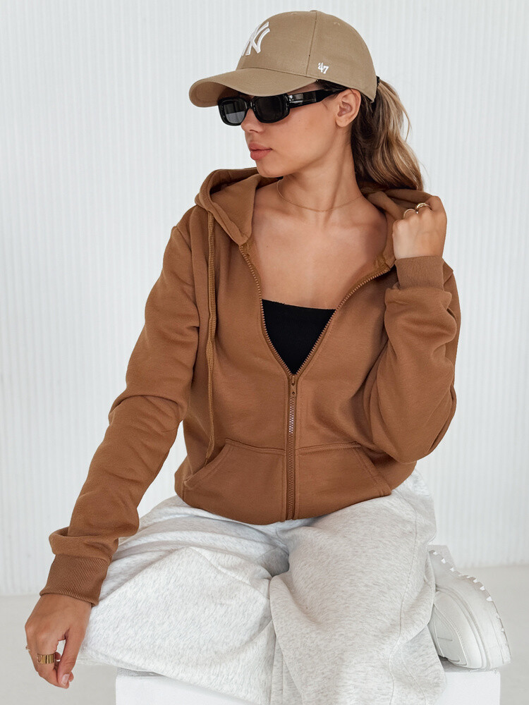 DStreet Bluza damska VICTORIA brązowa