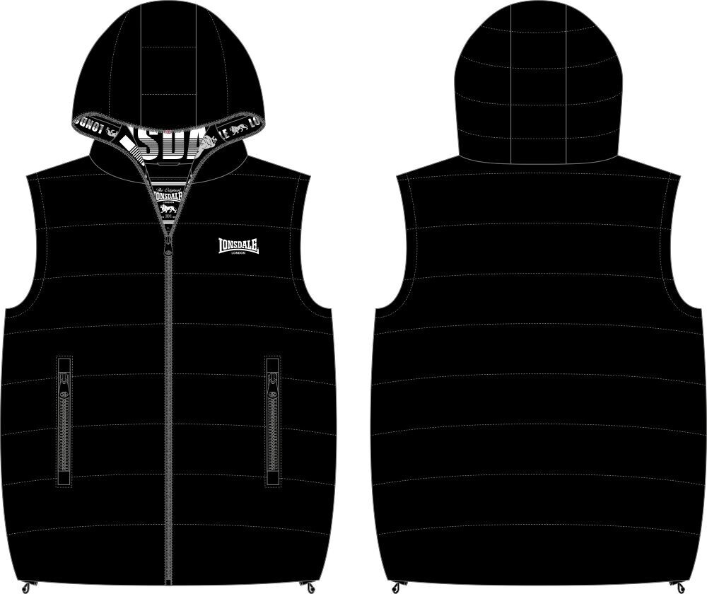 Lonsdale Men's hooded vest regular fit