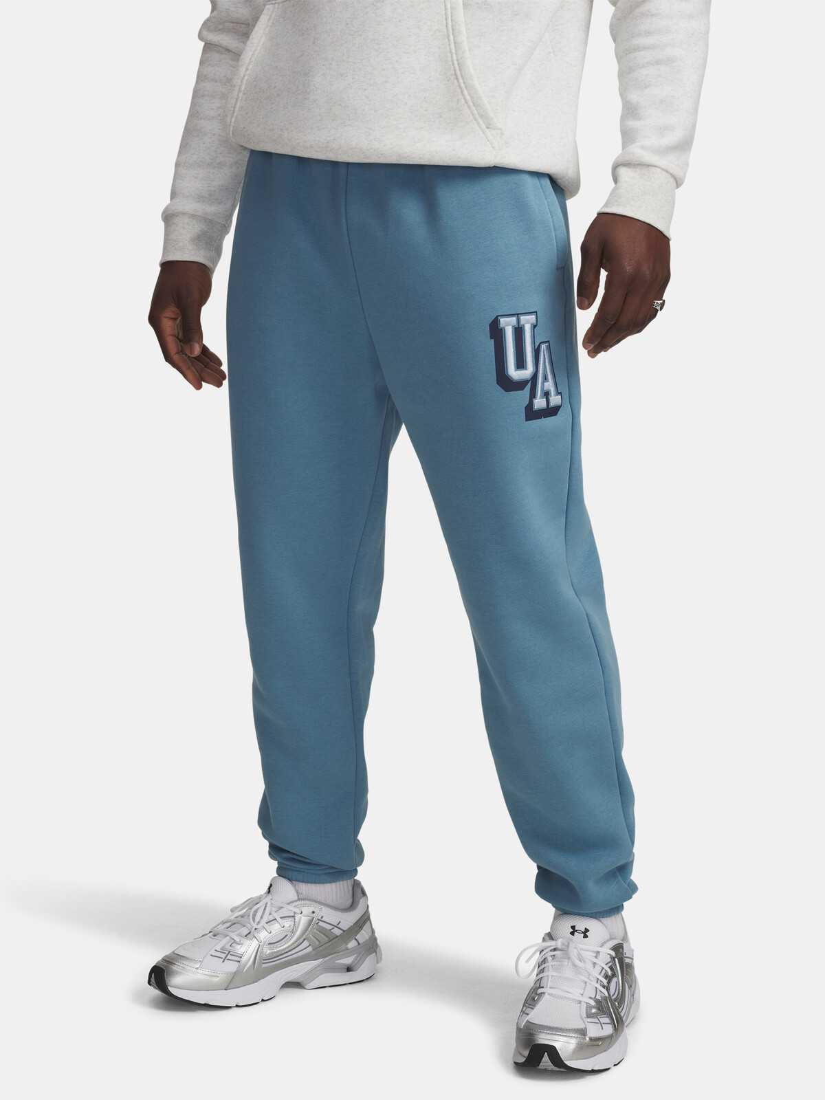 Men's Sweatpants Under Armour UA Icon Flc Graphic Jgr-BLU - Mens