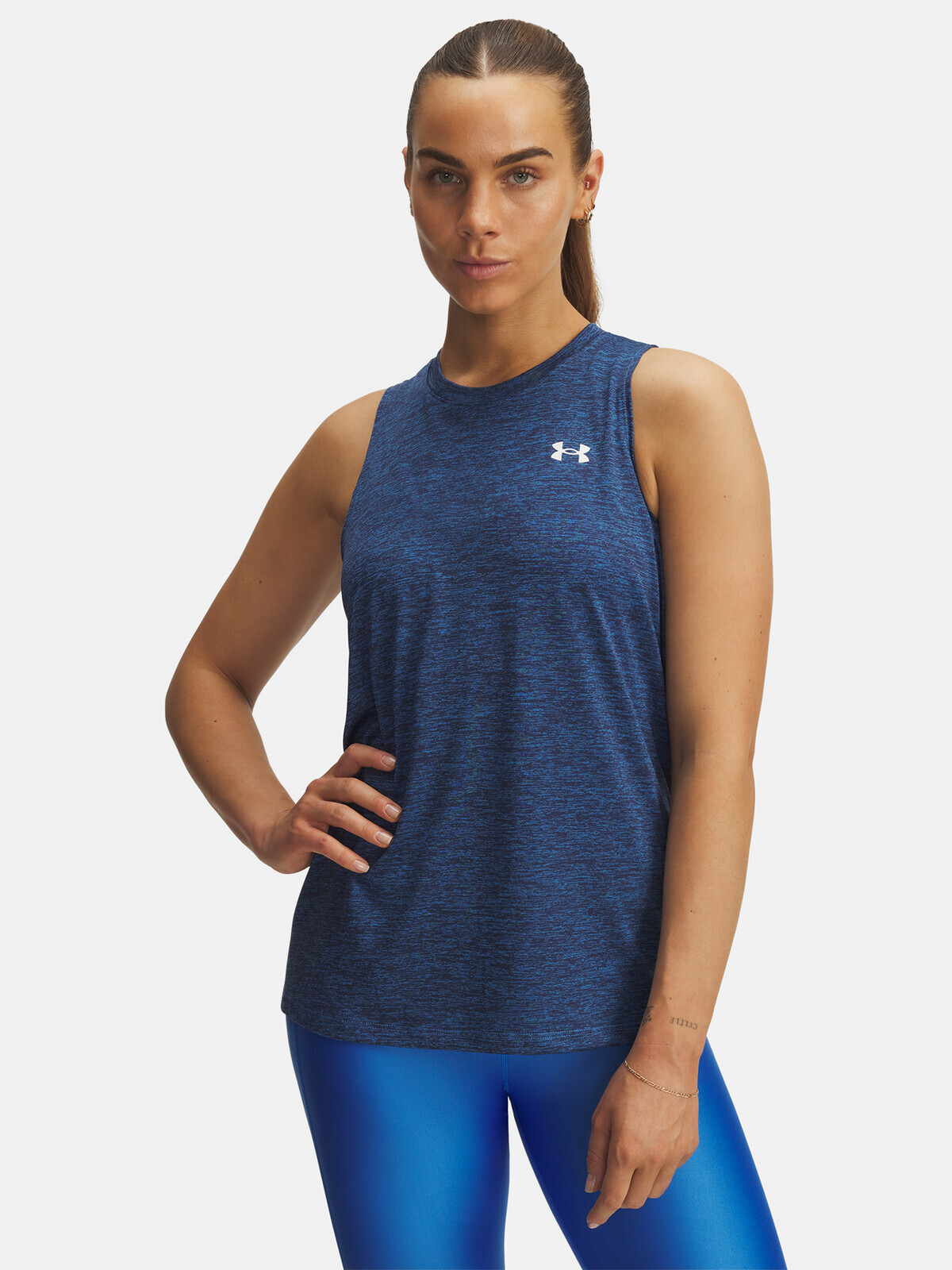 Under Armour Tech Tank Twist-BLU - Women's Tank Top