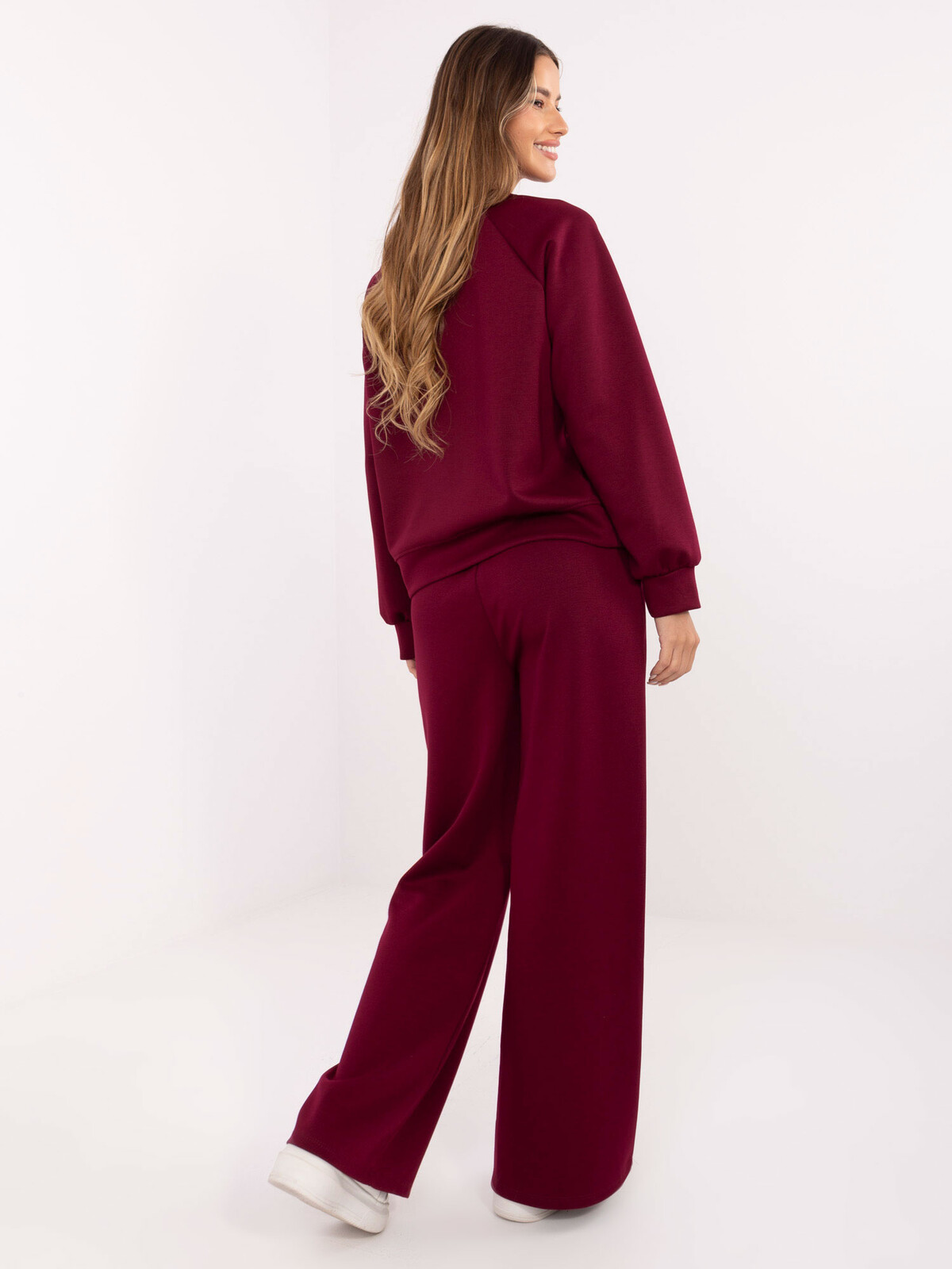 Bordový dámsky komplet