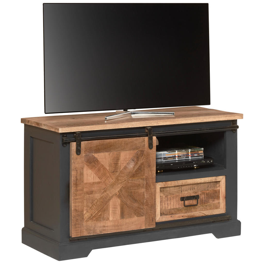 MID.YOU TV DIEL, sivá, 105/63/45 cm