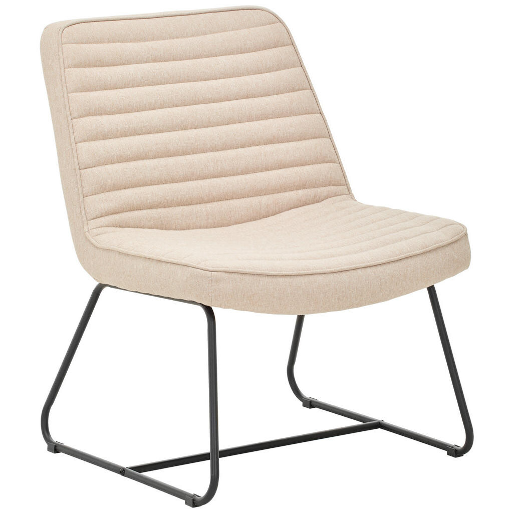 P & B KRESLO, textil, béžová