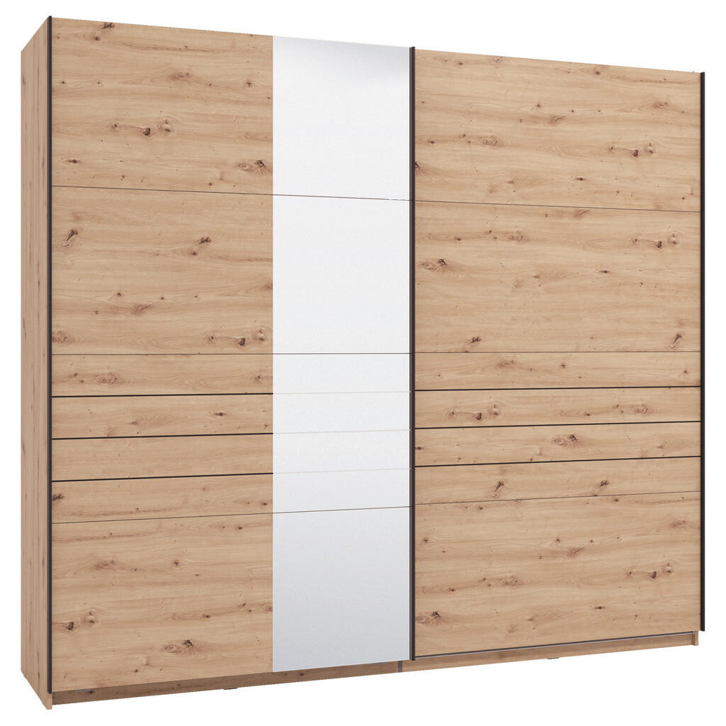 Xora SKRIŇA S POS. DVER. – HOR.VED, dub artisan, 245/217,5/61 cm