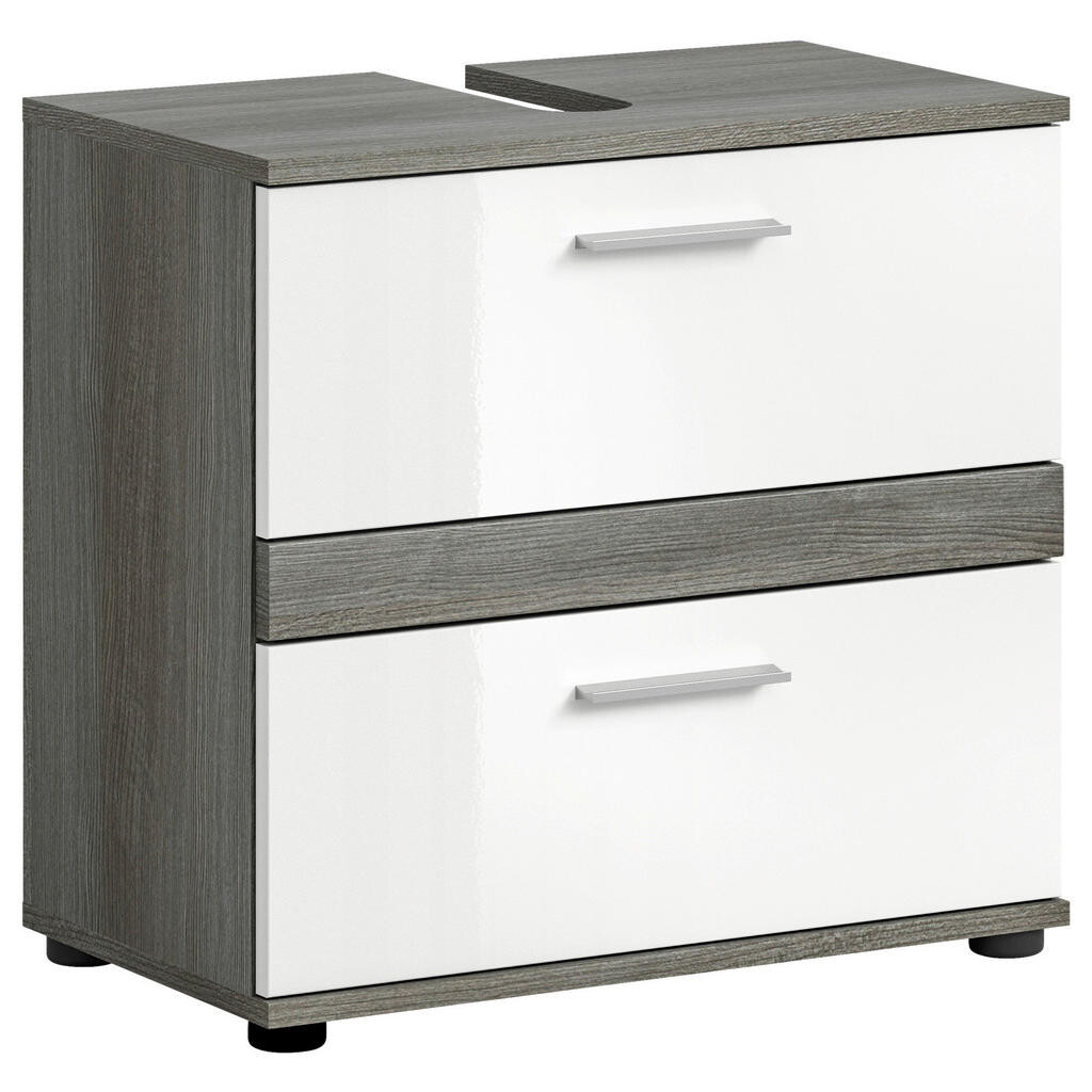 MID.YOU SKRINKA POD UMÝVADLO, biela s vysokým leskom, 60/57/34 cm