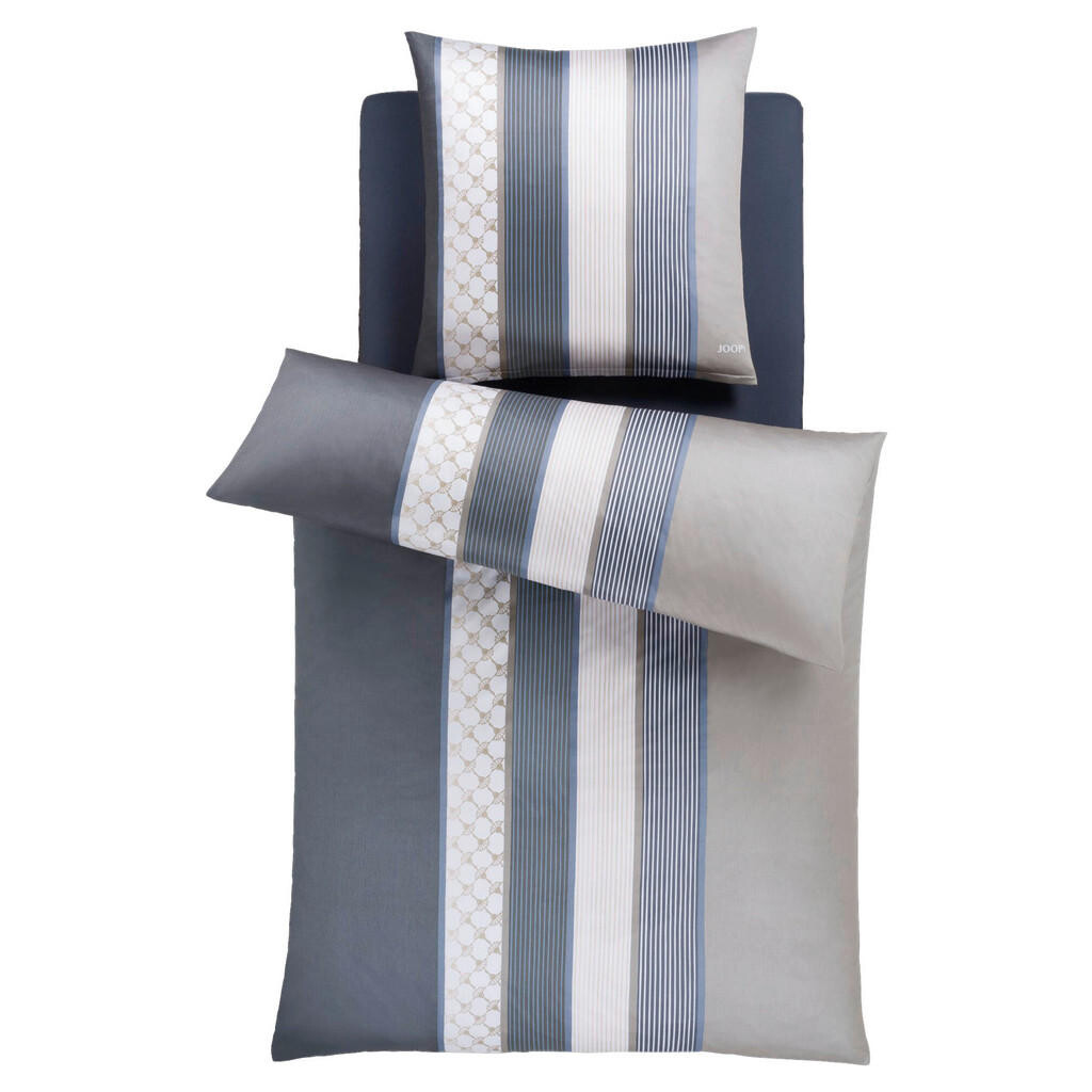 Joop! POSTEĽNÁ BIELIZEŇ, makosatén, antracitová, sivá, 135/200 cm